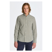 KOŠILE GANT REG POPLIN GINGHAM SHIRT zelená