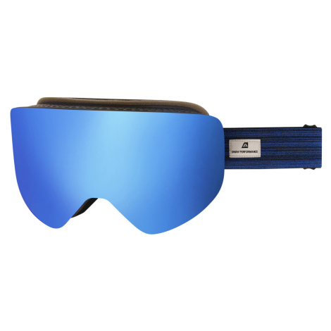 Alpine Pro Hellqe Unisex bezrámové lyžařské brýle UGSB032 cobalt blue UNI