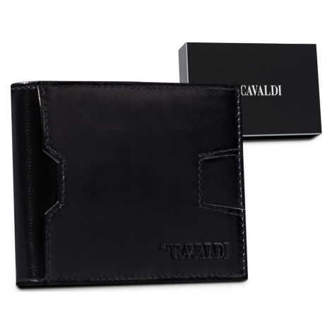 Pánská kožená peněženka na bankovky s RFID Protect 4U CAVALDI