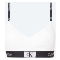 Calvin Klein Jeans 000QF7218E100 LGHT LINED BRALETTE Bílá