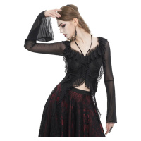 tričko gothic and punk dámské - One Shoulder Halter - DEVIL FASHION - ETT031