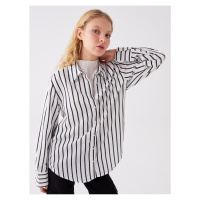 LC Waikiki Striped Long Sleeve Women's Shirt