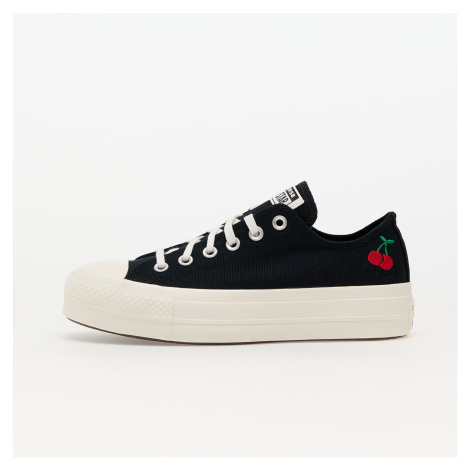 Converse Chuck Taylor All Star Lift Platform Cherries Black/ Egret/ Red