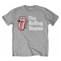 Rolling Stones tričko, Scratched Logo Grey, pánské