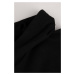 Dětská bavlněná mikina Coccodrillo černá barva, s kapucí, hladká