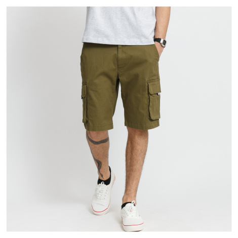 TOMMY JEANS M Washed Cargo Short olivové