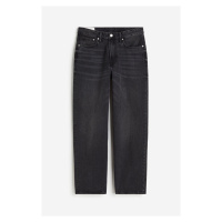 H & M - Loose Jeans - černá