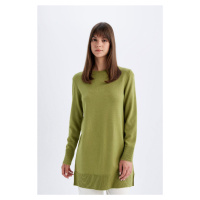 DEFACTO Regular Fit Crew Neck Basic Tunic