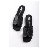 Černé nízké pantofle 142857