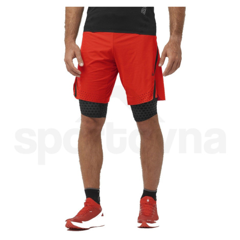 Salomon S/AB Ultra 2IN1 Shorts M C2260800 - fiery red/deep black