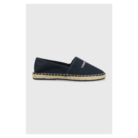 Espadrilky Tommy Jeans tmavomodrá barva Tommy Hilfiger