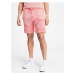 Růžové pánské kraťasy GAP Logo tie-dye pull-on shorts