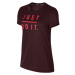 Nike RUN TOP SS GX JDI Dámské běžecké triko, vínová, velikost