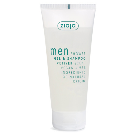 Ziaja Sprchový gel a šampon Vetiver Men (Gel & Shampoo) 200 ml