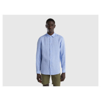 Benetton, Shirt In Pure Linen