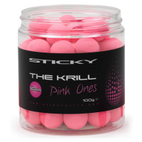 Sticky baits plovoucí boilies the krill pop-ups pink ones 100 g-12 mm