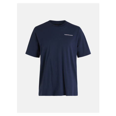Tričko peak performance m r&d print t-shirt modrá
