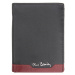 Pánská kožená peněženka Pierre Cardin Joe - černo-červená