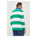 Bavlněné tričko s dlouhým rukávem Polo Ralph Lauren zelená barva, 710926275