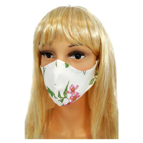 Bavlněná rouška s potiskem květů Numoco