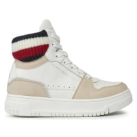 Tommy Hilfiger HIHT TOP LACE-UP SNEAKER Bílá