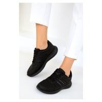 Soho Black-Black Women's Sneakers 19543