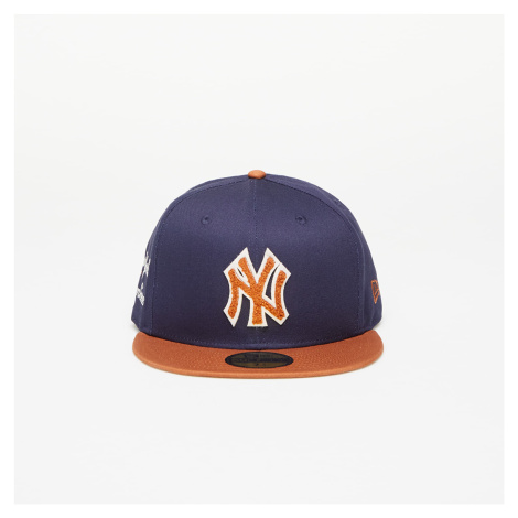 Kšiltovka New Era New York Yankees Boucle 59FIFTY Fitted Cap Navy/ Brown