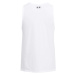 UNDER ARMOUR-UA SPORTSTYLE LOGO TANK-WHT Bílá