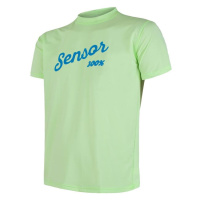Sensor Coolmax Fresh Pt Logo pánské triko kr.rukáv sv.zelená
