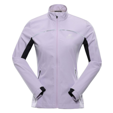 Bunda dámská ALPINE PRO GEROCA softshellová fialová