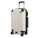 Světlý cestovní kvalitní prostorný velký kufr Amol Lulu Bags
