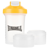 Lonsdale Drinking bottle / shaker with two containers