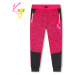Dívčí outdoorové tepláky - KUGO HT1923, růžová Barva: Růžová