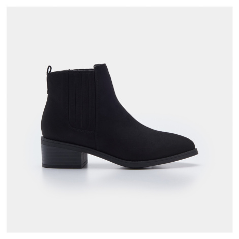 Sinsay - Kotníkové boty s vysokým podpatkem - Černý