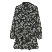 Cropp - Šaty s květinovým vzorem - Černý