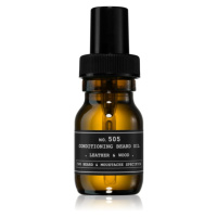 Depot No. 505 Conditioning Beard Oil olej na vousy Leather & Wood 30 ml