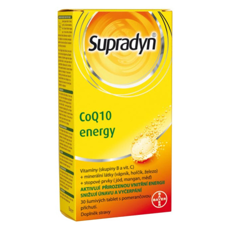 Supradyn coQ10 energy 30 šumivých tablet