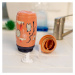Tommee Tippee Superstar Insulated Straw hrnek s brčkem pro děti 12m+ Pink 266 ml