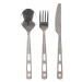 Lifeventure Knife Fork Spoon Set Basic