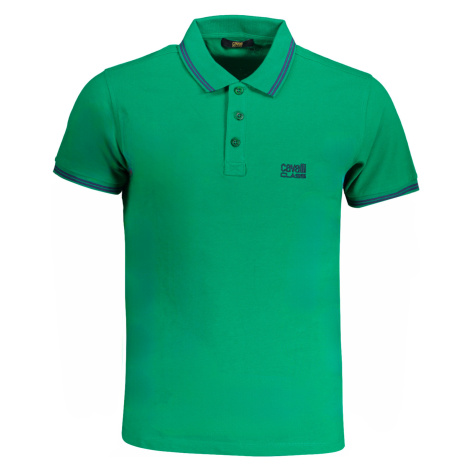 Cavalli Class QXT64YKB002 Pánské polo zelené 2XL Roberto Cavalli