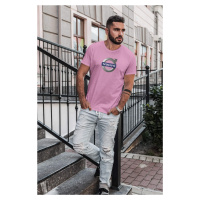 MMO Pánské tričko s logem auta Volvo Barva: Ružová