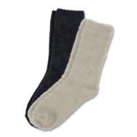 Hebké ponožky s efektní přízí, 2 páry , vel. 35-38