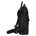 Dámský kožený trendy batoh Mustang Sevila - černá