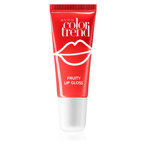 Avon ColorTrend Fruity Lips lesk na rty s příchutí odstín Cherry 10 ml