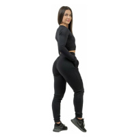 Nebbia High-Waist Joggers INTENSE Signature Black Fitness kalhoty