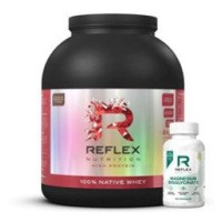 Reflex Nutrition 100% Native Whey 1,8kg čokoláda + Albion Magnesium 90 kapslí ZDARMA Jméno: 100%