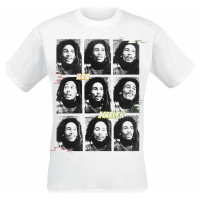 Bob Marley Photo Collage Tričko bílá