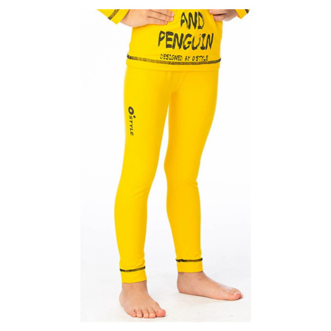 Dětské funkční kalhoty O'STYLE Bo III žluté