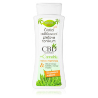 Bione Cosmetics Cannabis CBD čisticí a odličovací pleťové tonikum s CBD 255 ml