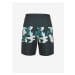 Zeleno-šedé pánské vzorované plavky O'Neill HYPERFREAK CAMORRO 17'' BOARDSHORTS